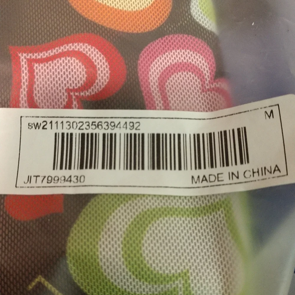 Love Heart Lettuce Trim Mesh Skirt Attached Panty Swimsuit Cover-up Med - Picture 12 of 13